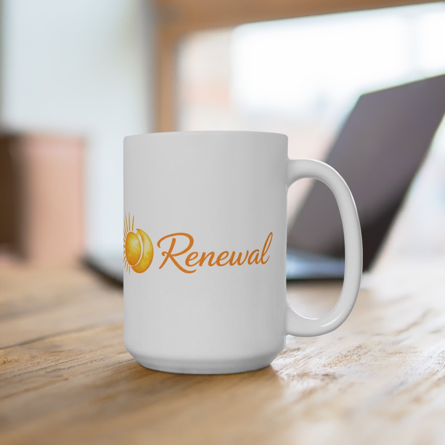 Renewal Sun Mug — 15oz Inspirational Coffee Cup