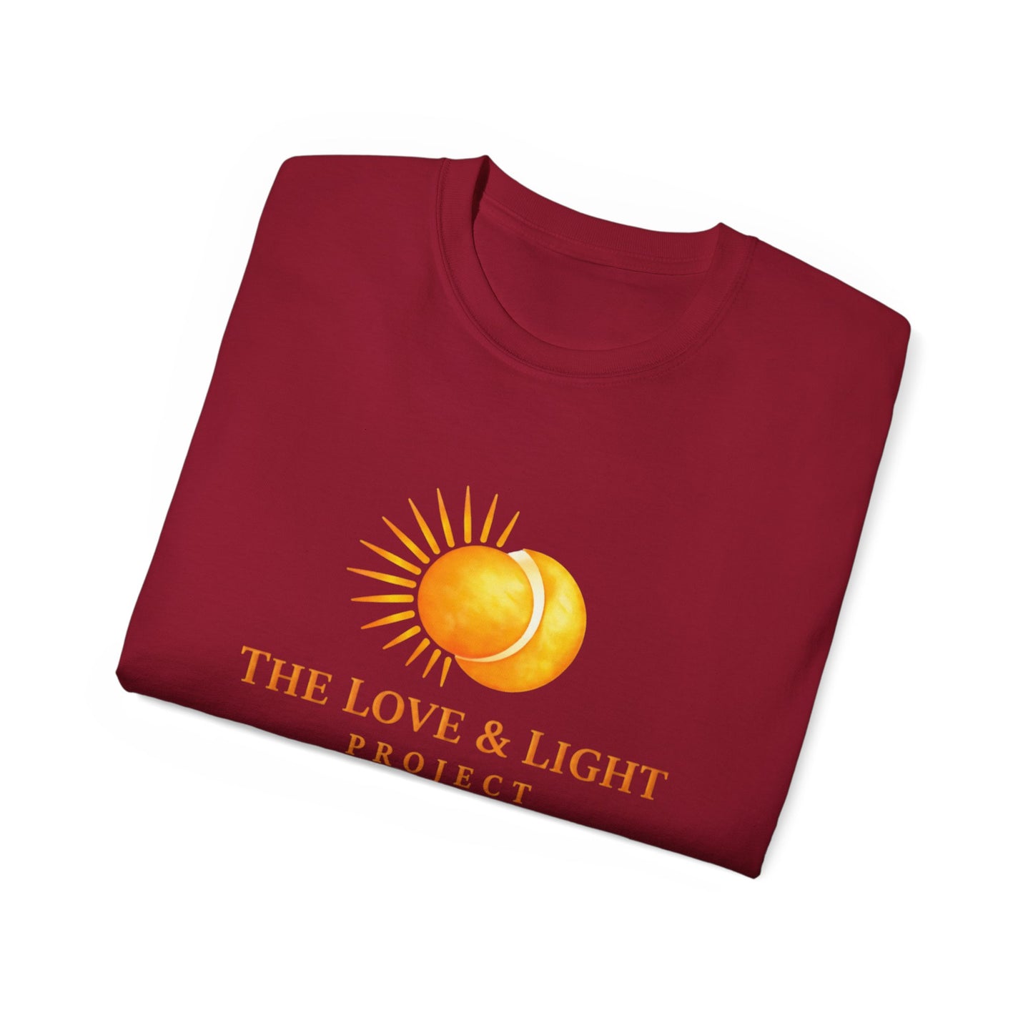 Love & Light Project T-Shirt — Sun Graphic Spiritual Tee