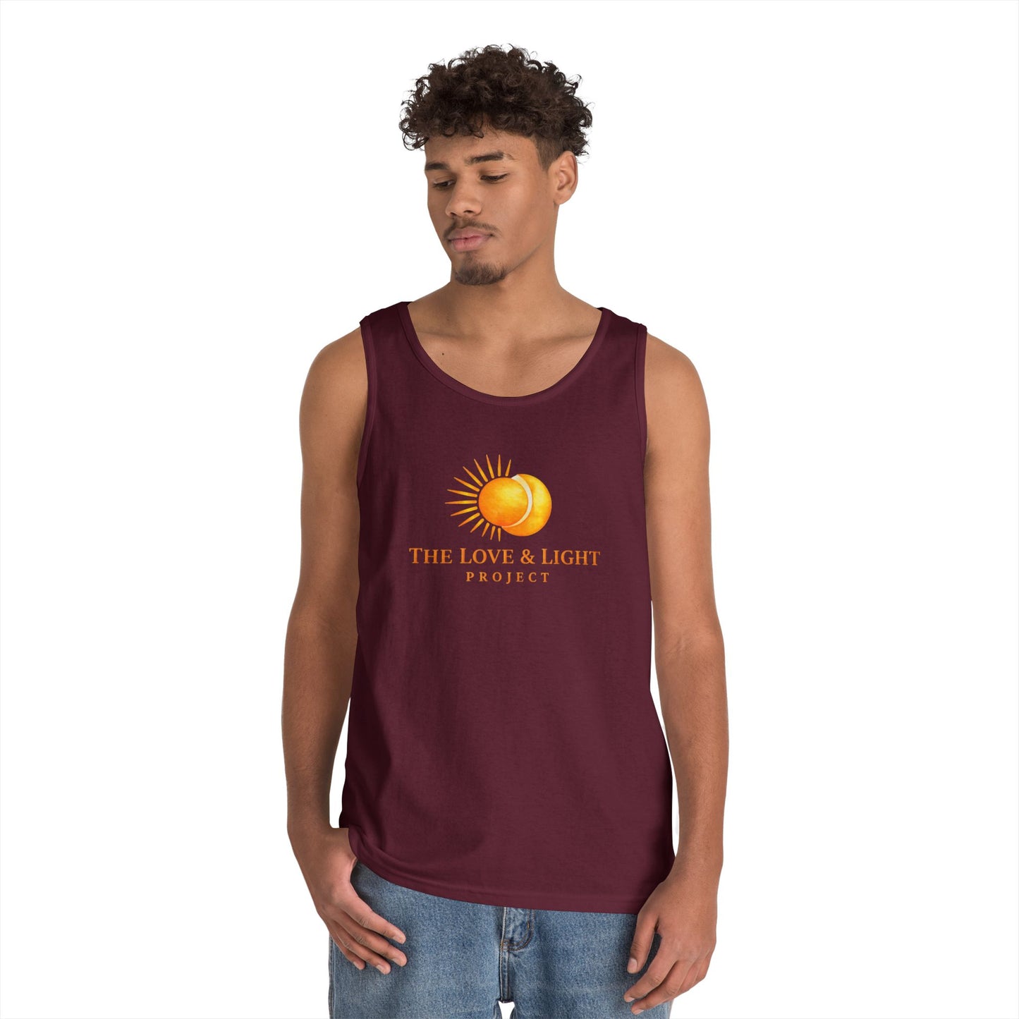 Love & Light Project Tank Top — Sunburst Logo Cotton Tank