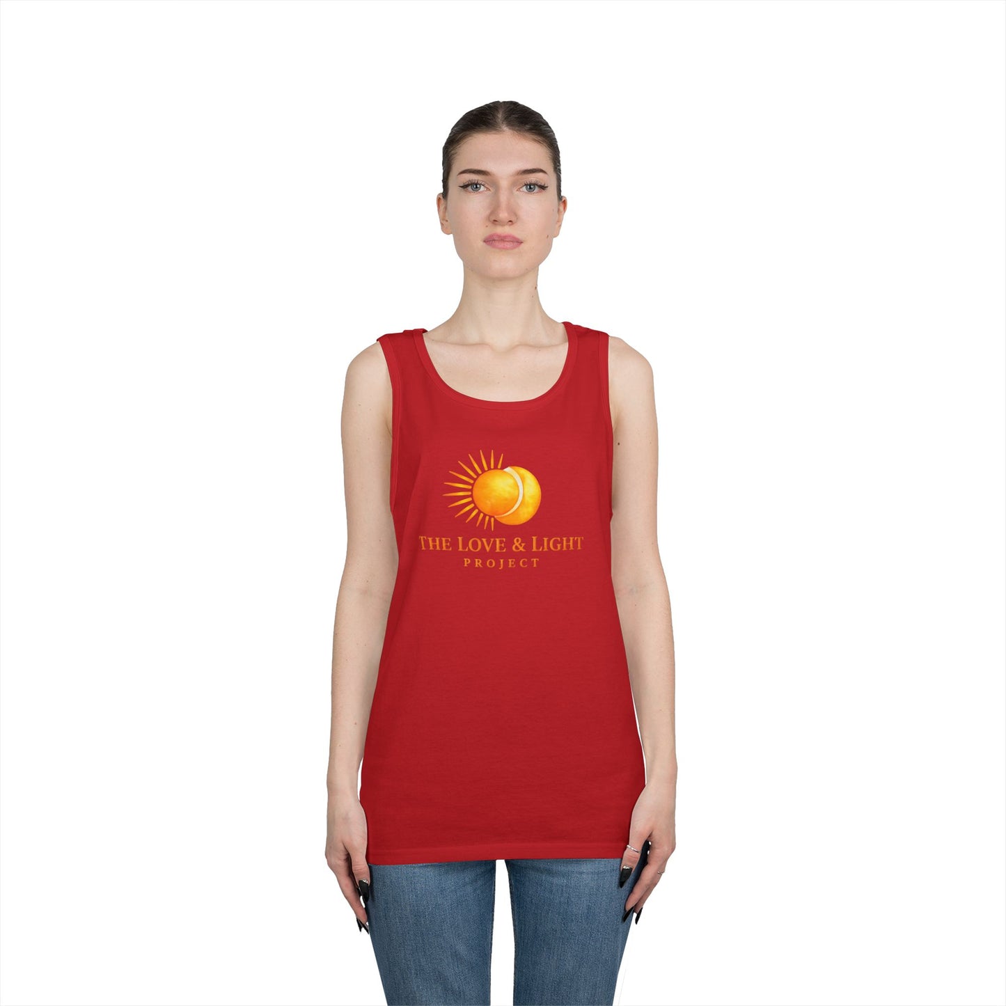 Love & Light Project Tank Top — Sunburst Logo Cotton Tank