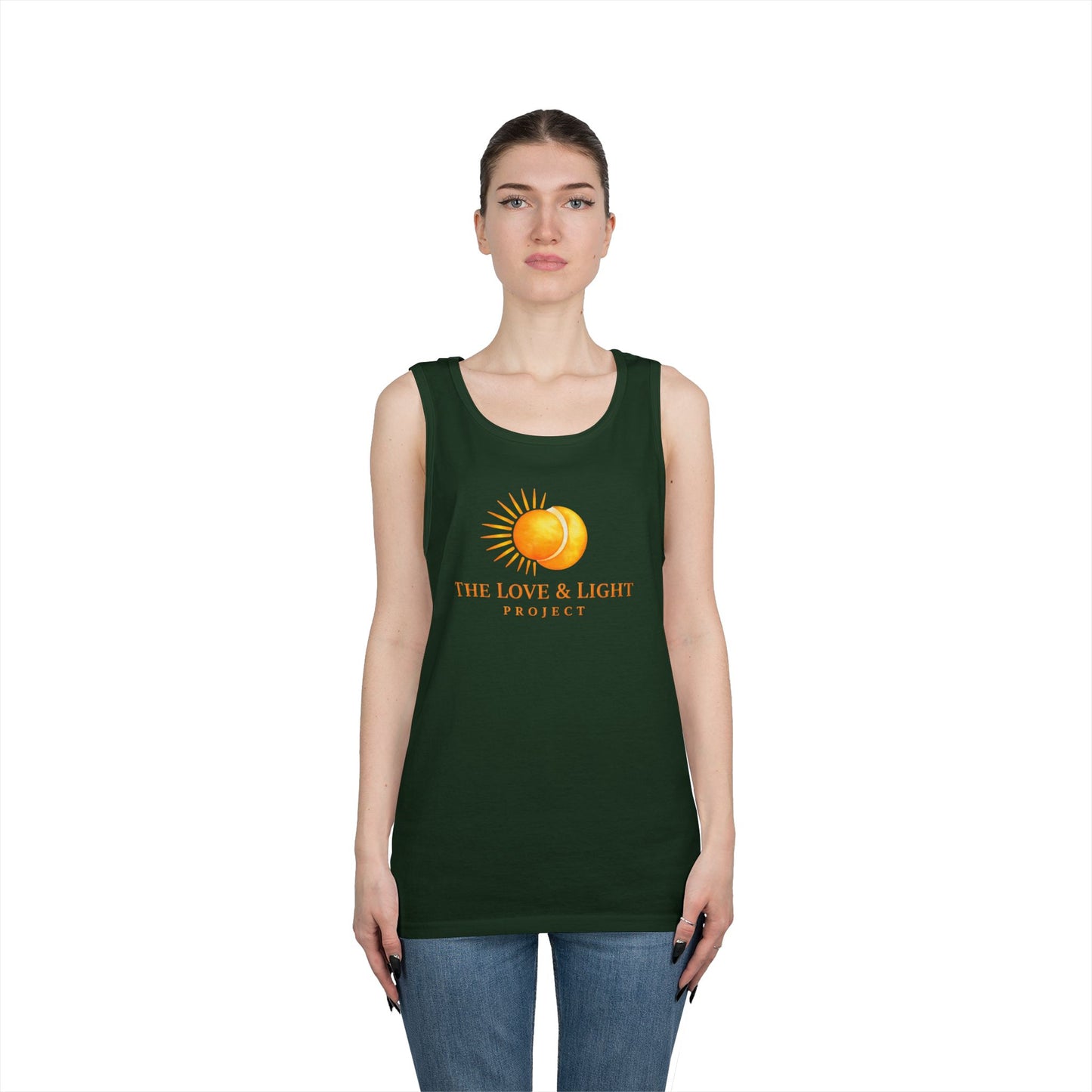 Love & Light Project Tank Top — Sunburst Logo Cotton Tank