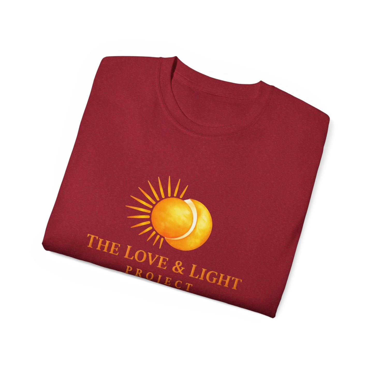 Love & Light Project T-Shirt — Sun Graphic Spiritual Tee