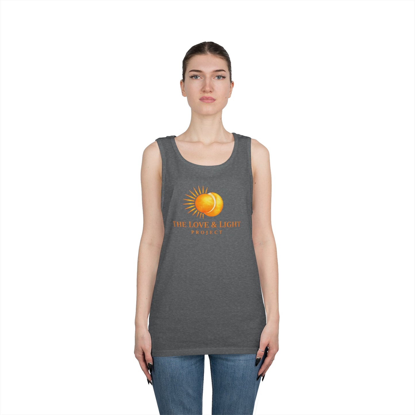 Love & Light Project Tank Top — Sunburst Logo Cotton Tank