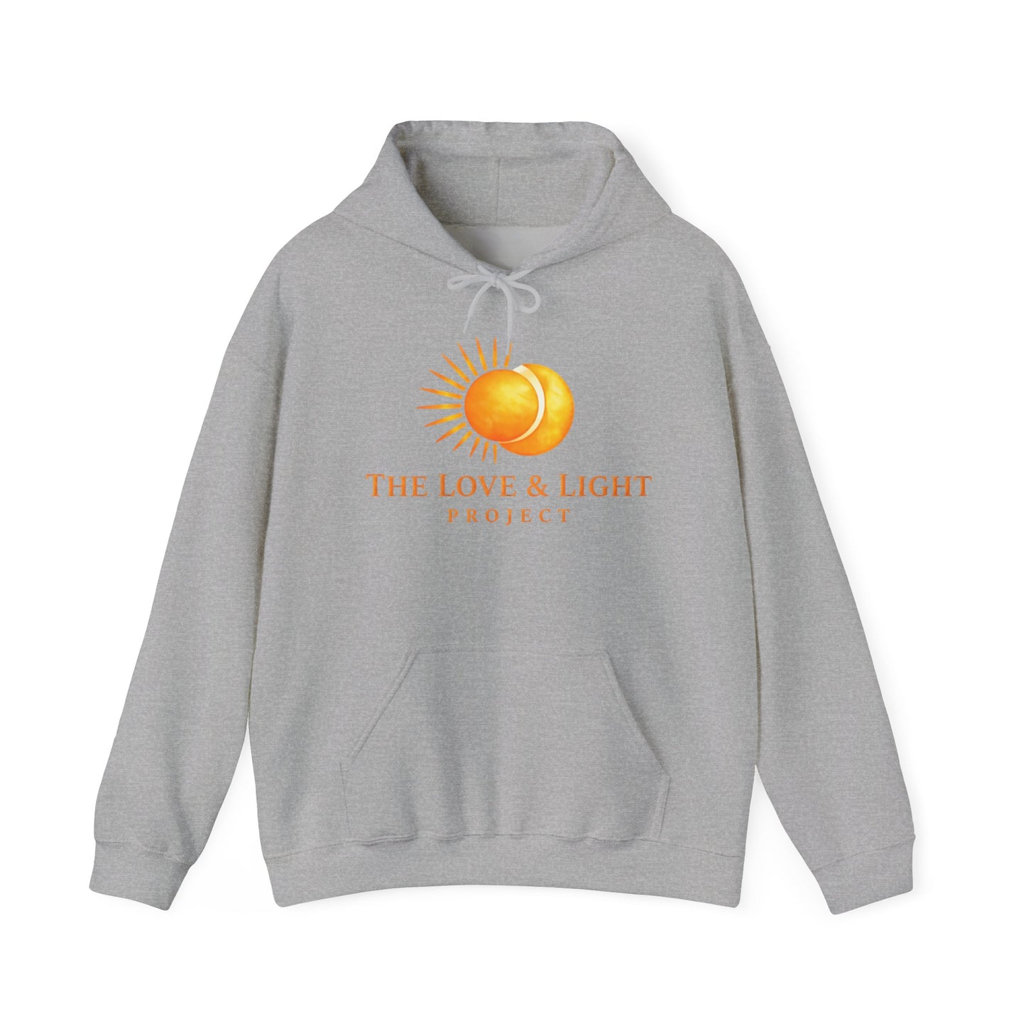 Love & Light Project Hoodie — Sun Emblem Spiritual Pullover