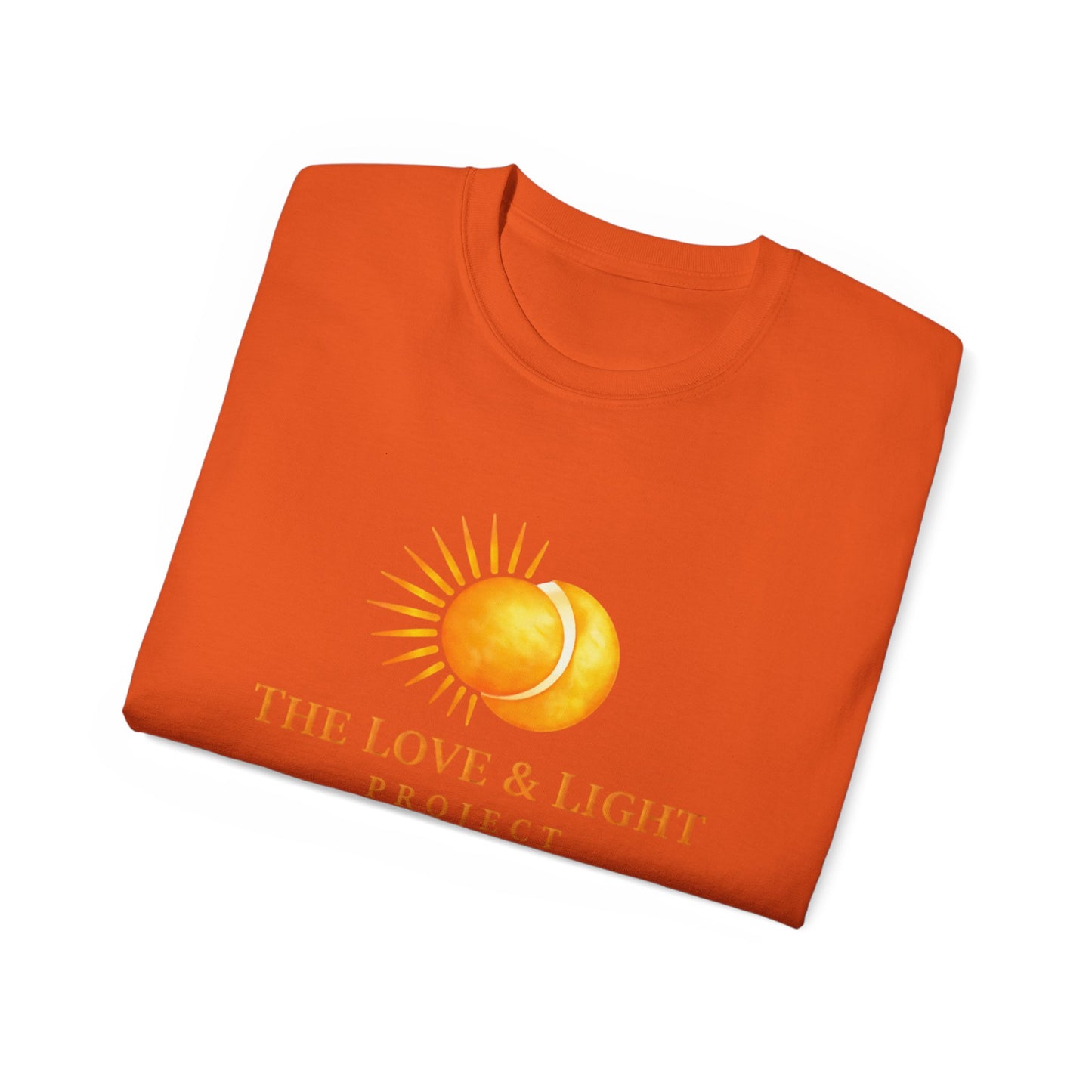 Love & Light Project T-Shirt — Sun Graphic Spiritual Tee