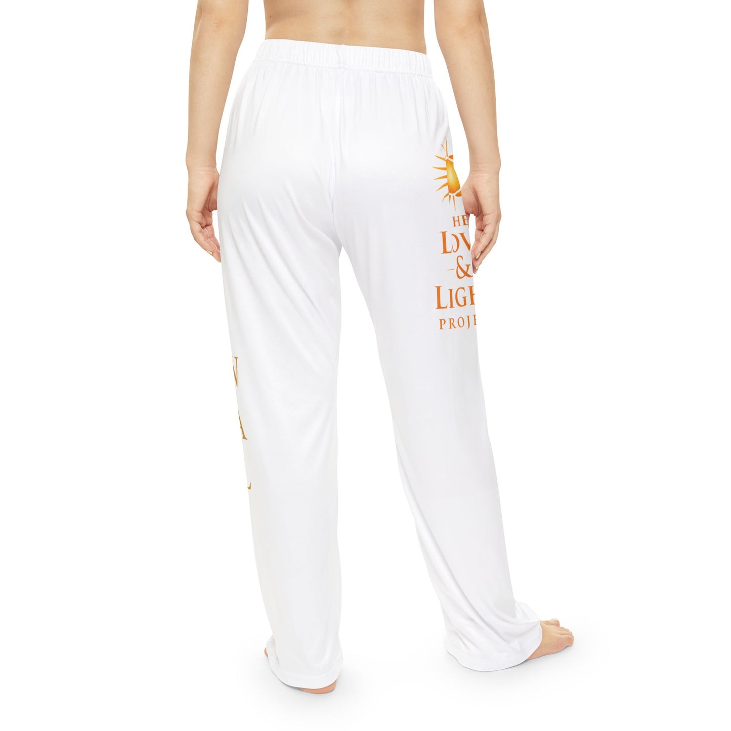 Renewal Pajama Pants — "The Love & Light Project" Printed Lounge Sleepwear