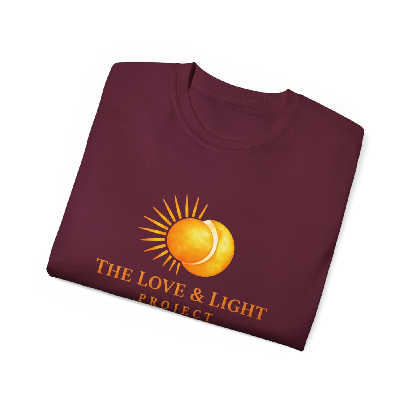 Love & Light Project T-Shirt — Sun Graphic Spiritual Tee