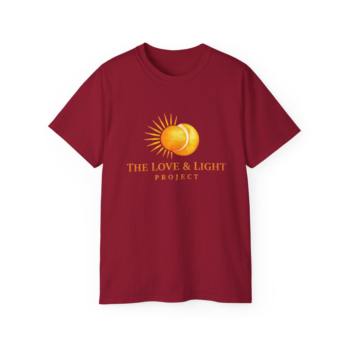 Love & Light Project T-Shirt — Sun Graphic Spiritual Tee