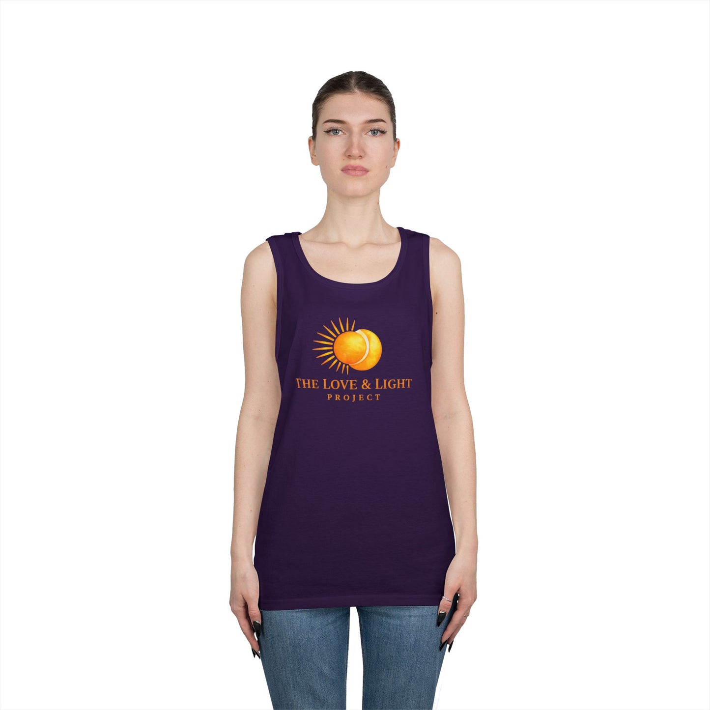 Love & Light Project Tank Top — Sunburst Logo Cotton Tank