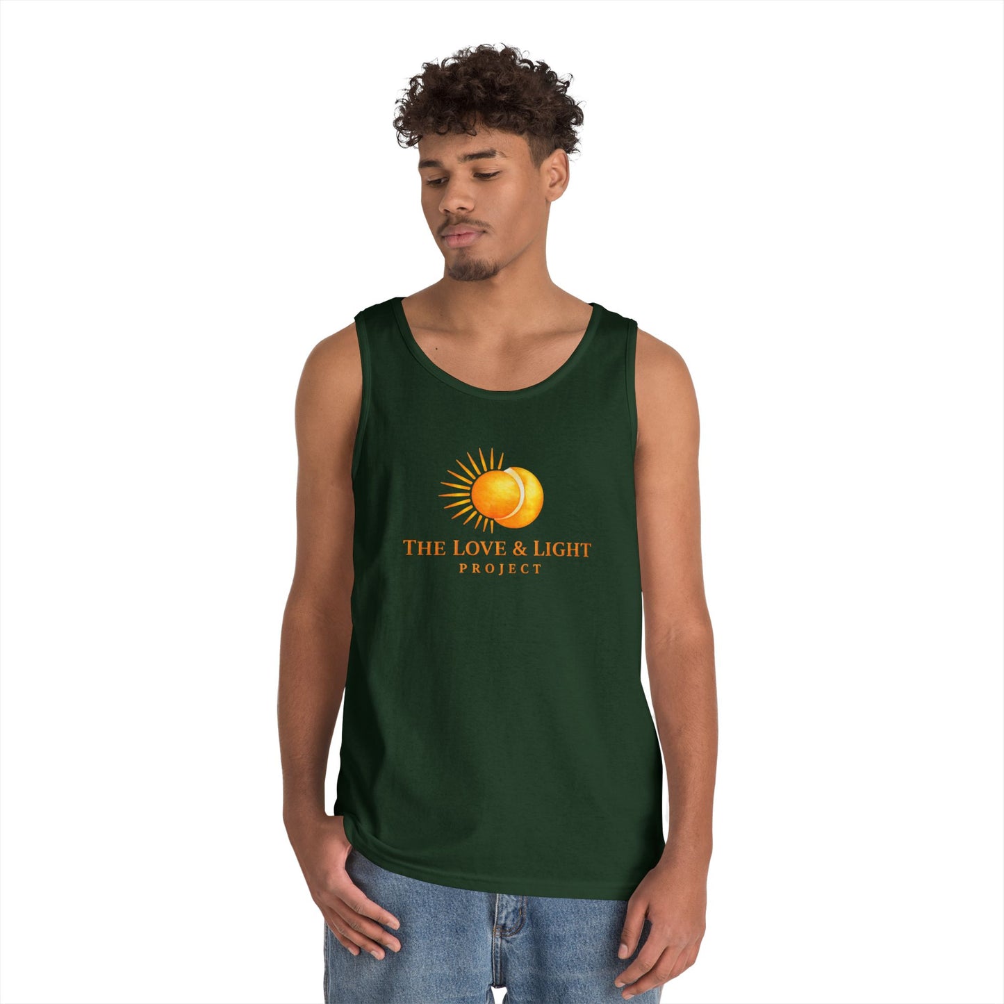 Love & Light Project Tank Top — Sunburst Logo Cotton Tank
