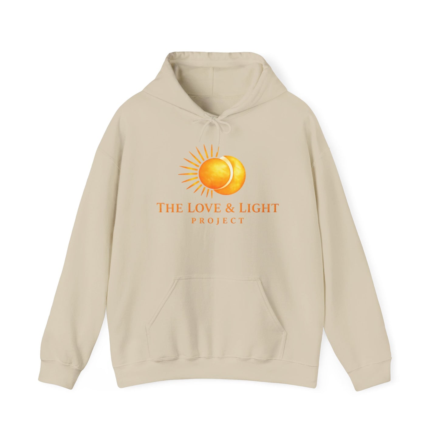 Love & Light Project Hoodie — Sun Emblem Spiritual Pullover