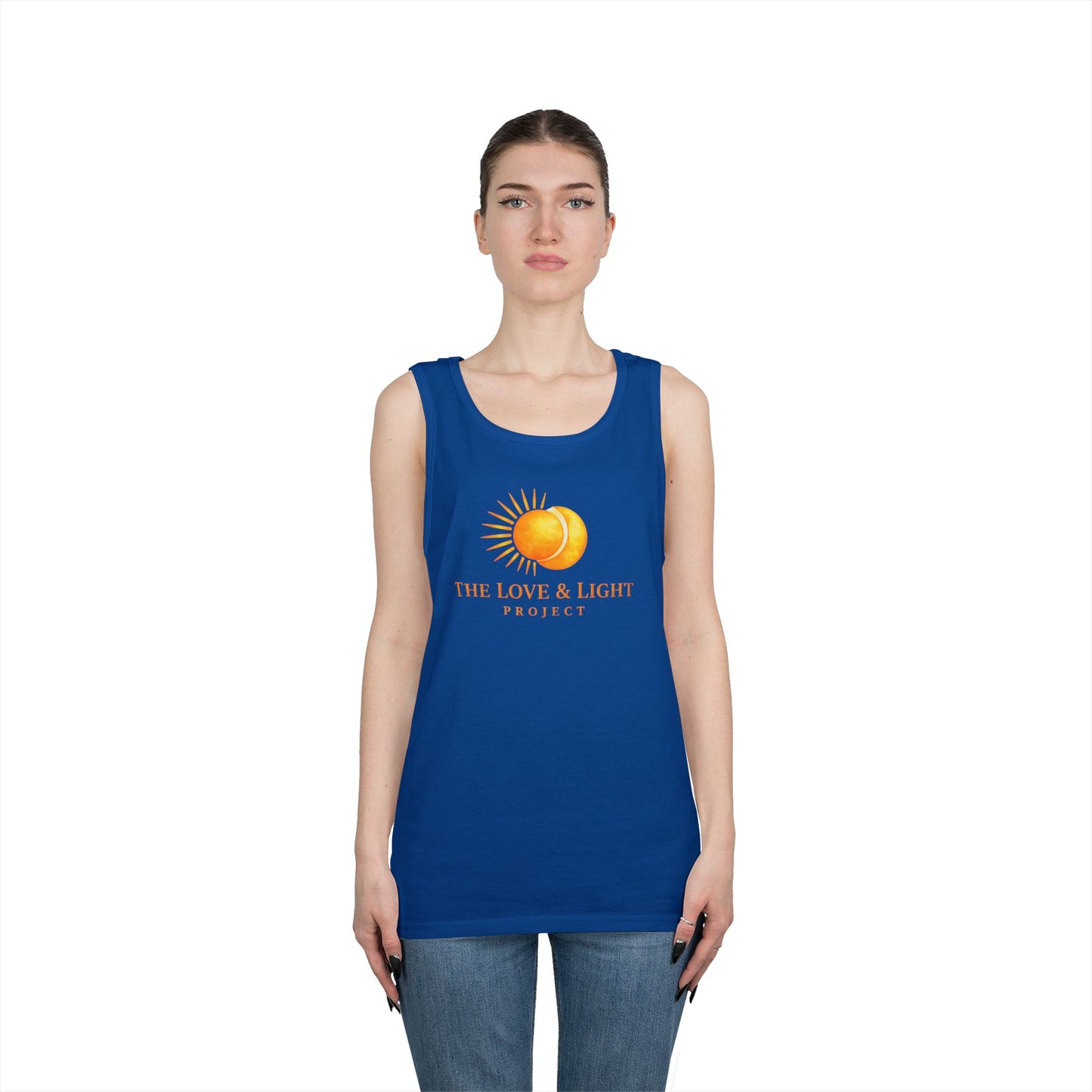 Love & Light Project Tank Top — Sunburst Logo Cotton Tank