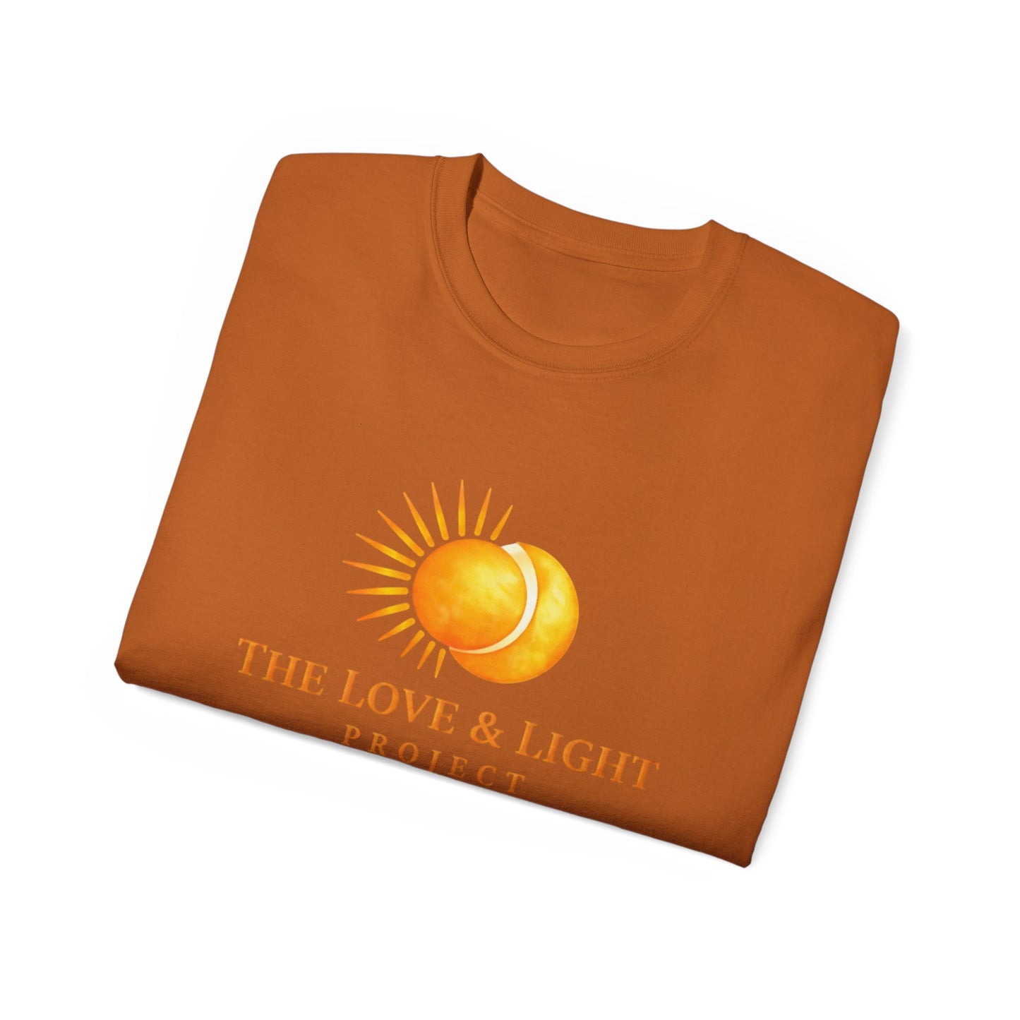 Love & Light Project T-Shirt — Sun Graphic Spiritual Tee