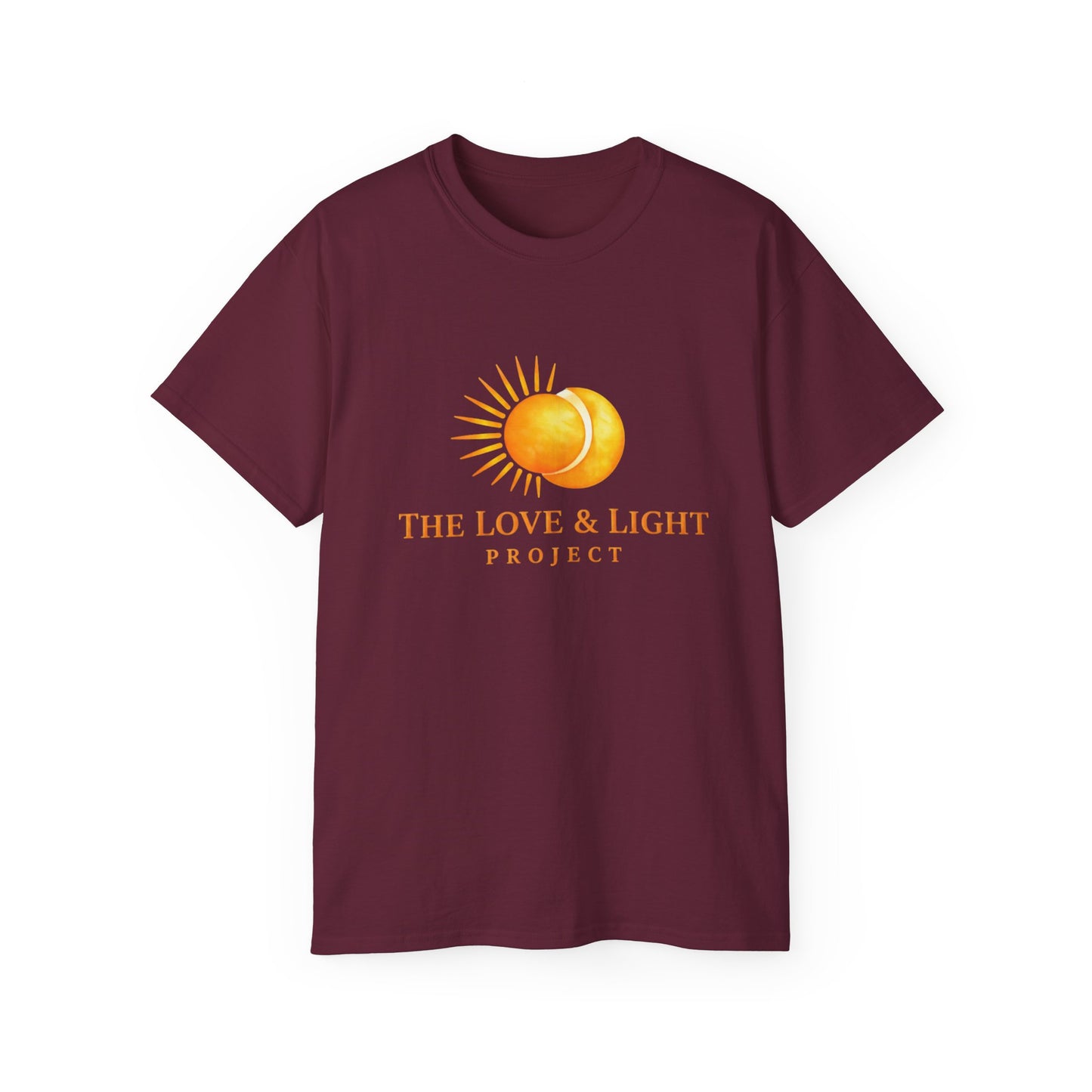 Love & Light Project T-Shirt — Sun Graphic Spiritual Tee