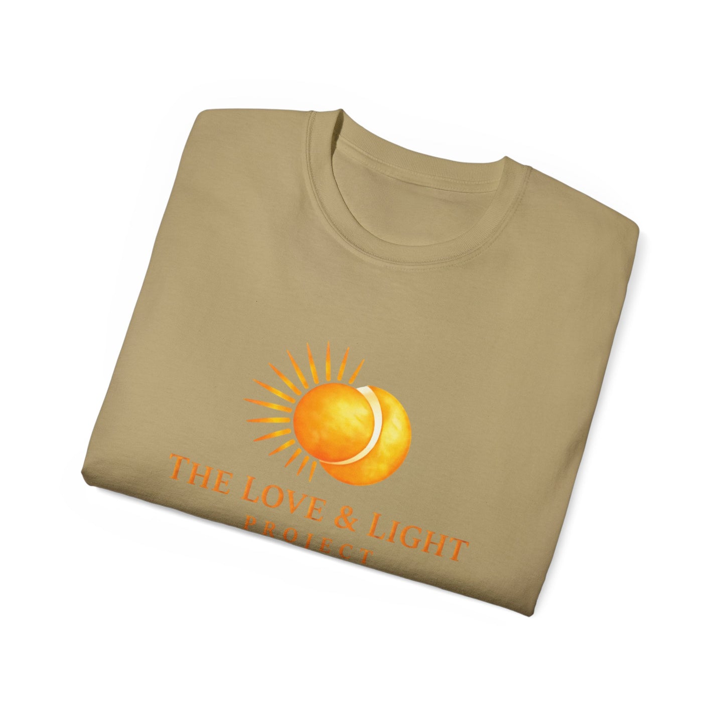 Love & Light Project T-Shirt — Sun Graphic Spiritual Tee