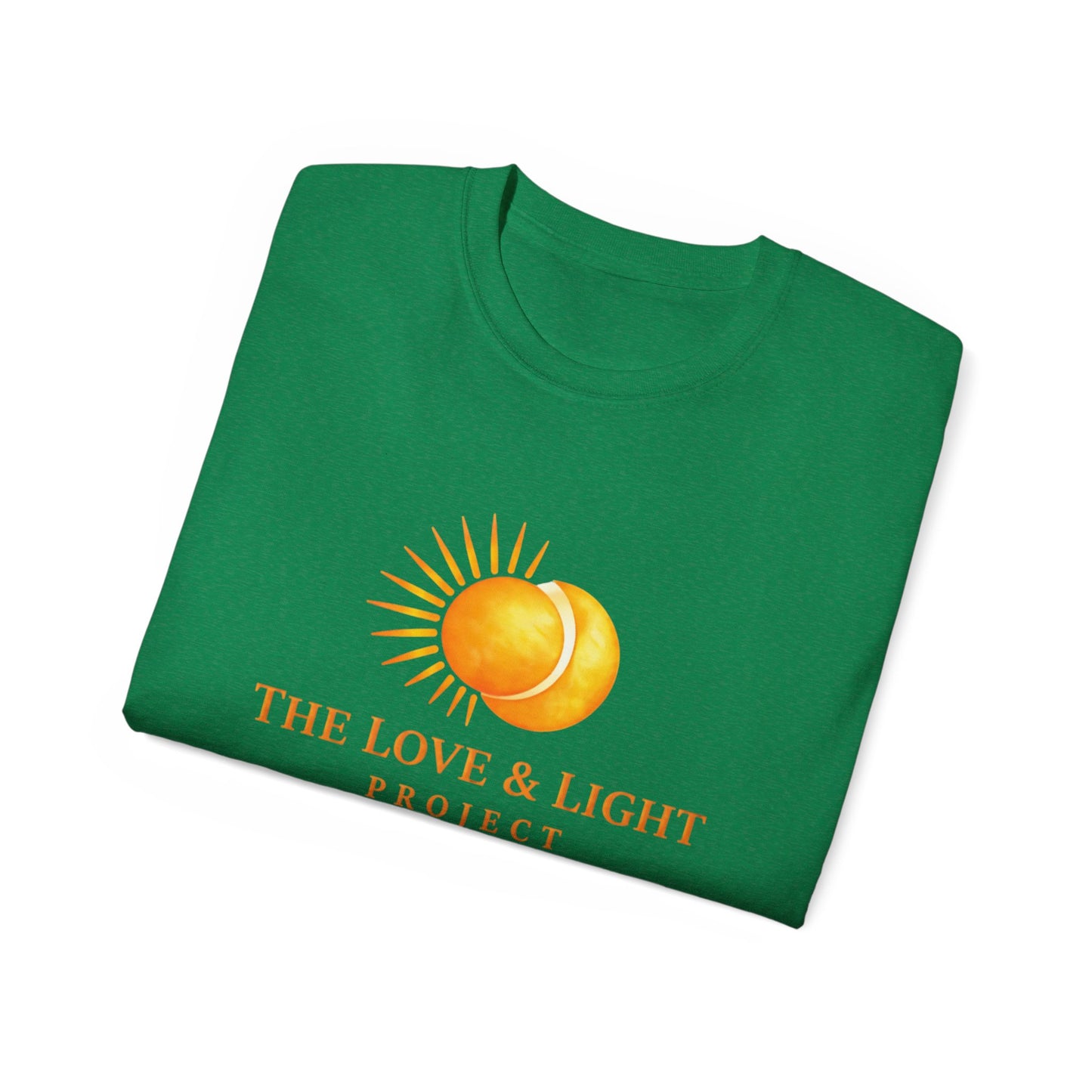 Love & Light Project T-Shirt — Sun Graphic Spiritual Tee