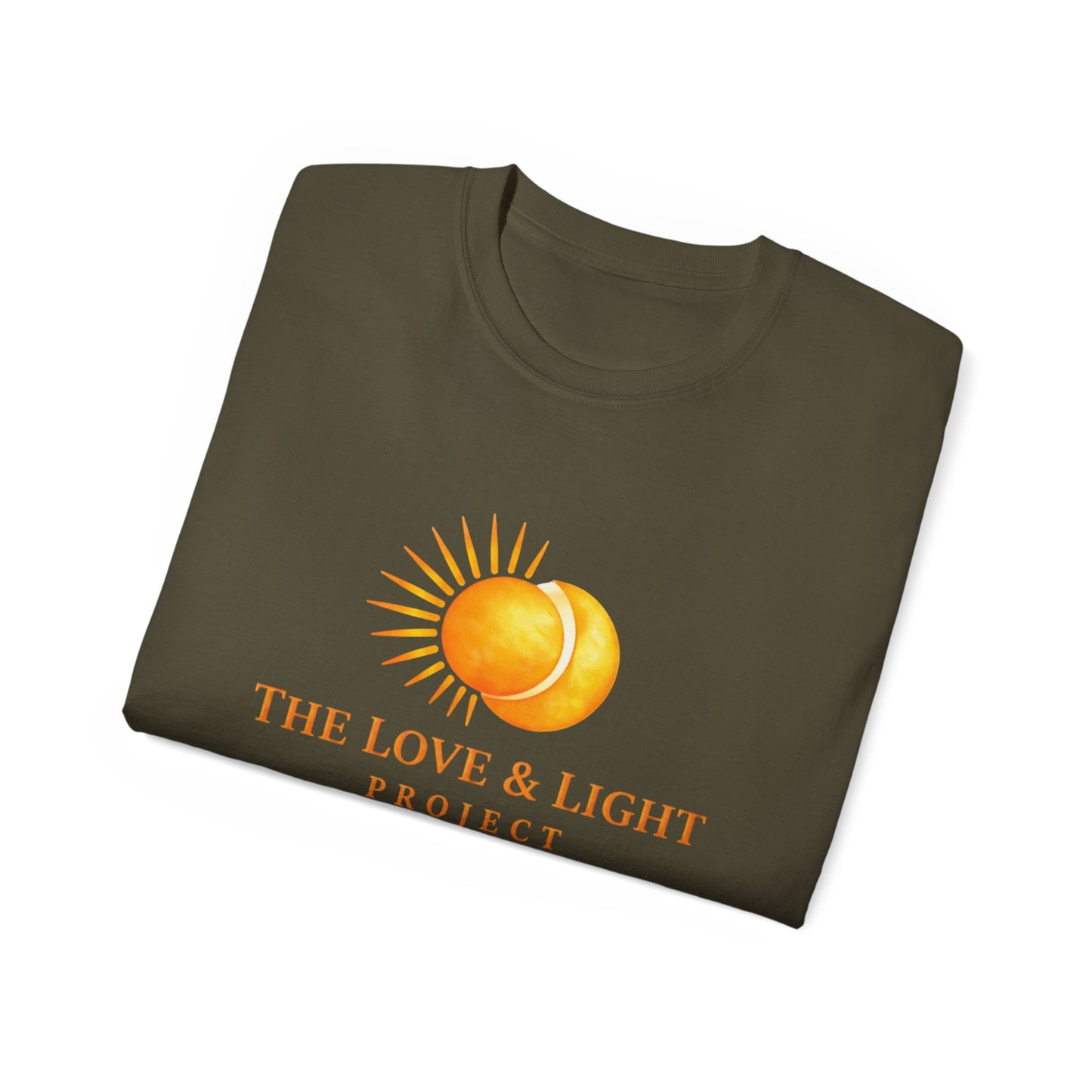 Love & Light Project T-Shirt — Sun Graphic Spiritual Tee