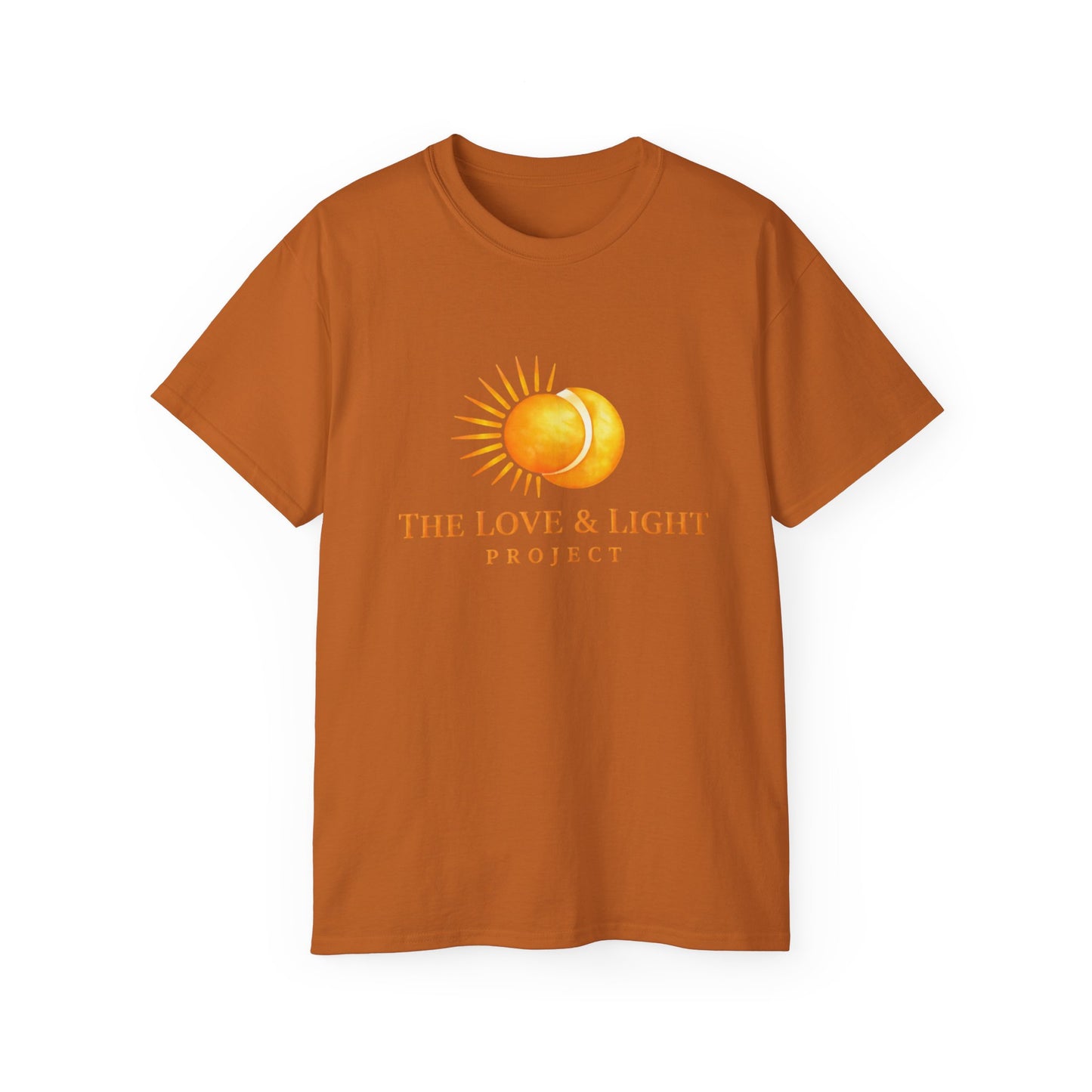 Love & Light Project T-Shirt — Sun Graphic Spiritual Tee