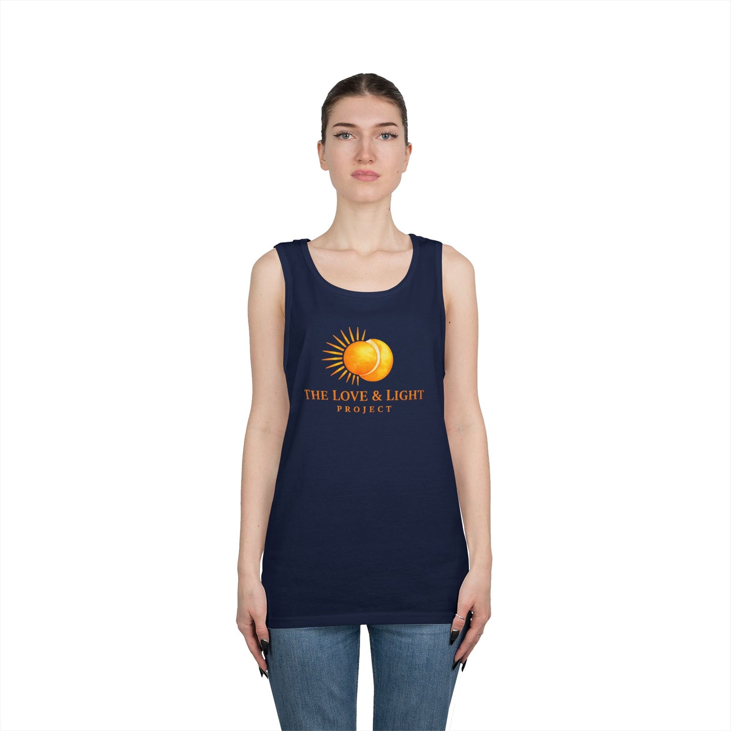 Love & Light Project Tank Top — Sunburst Logo Cotton Tank