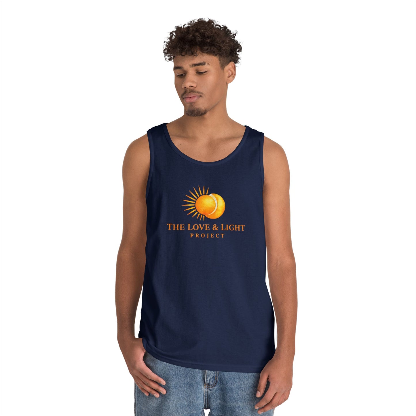 Love & Light Project Tank Top — Sunburst Logo Cotton Tank