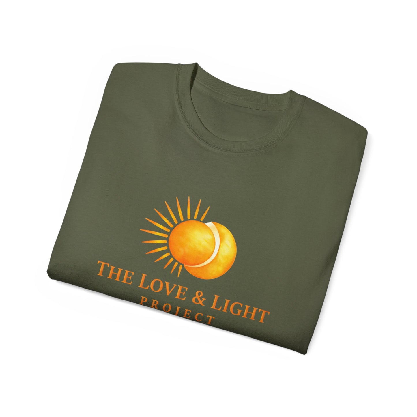 Love & Light Project T-Shirt — Sun Graphic Spiritual Tee