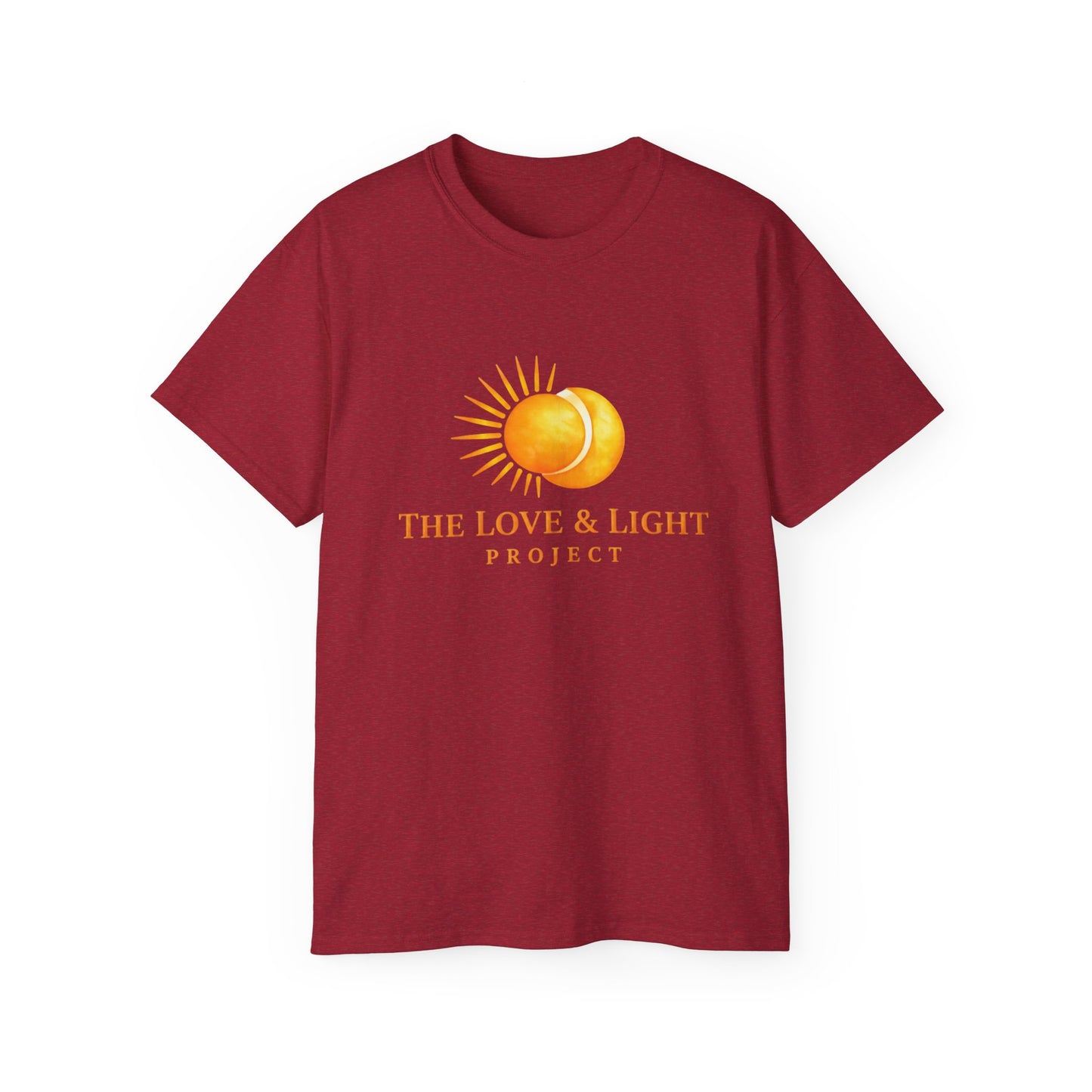 Love & Light Project T-Shirt — Sun Graphic Spiritual Tee