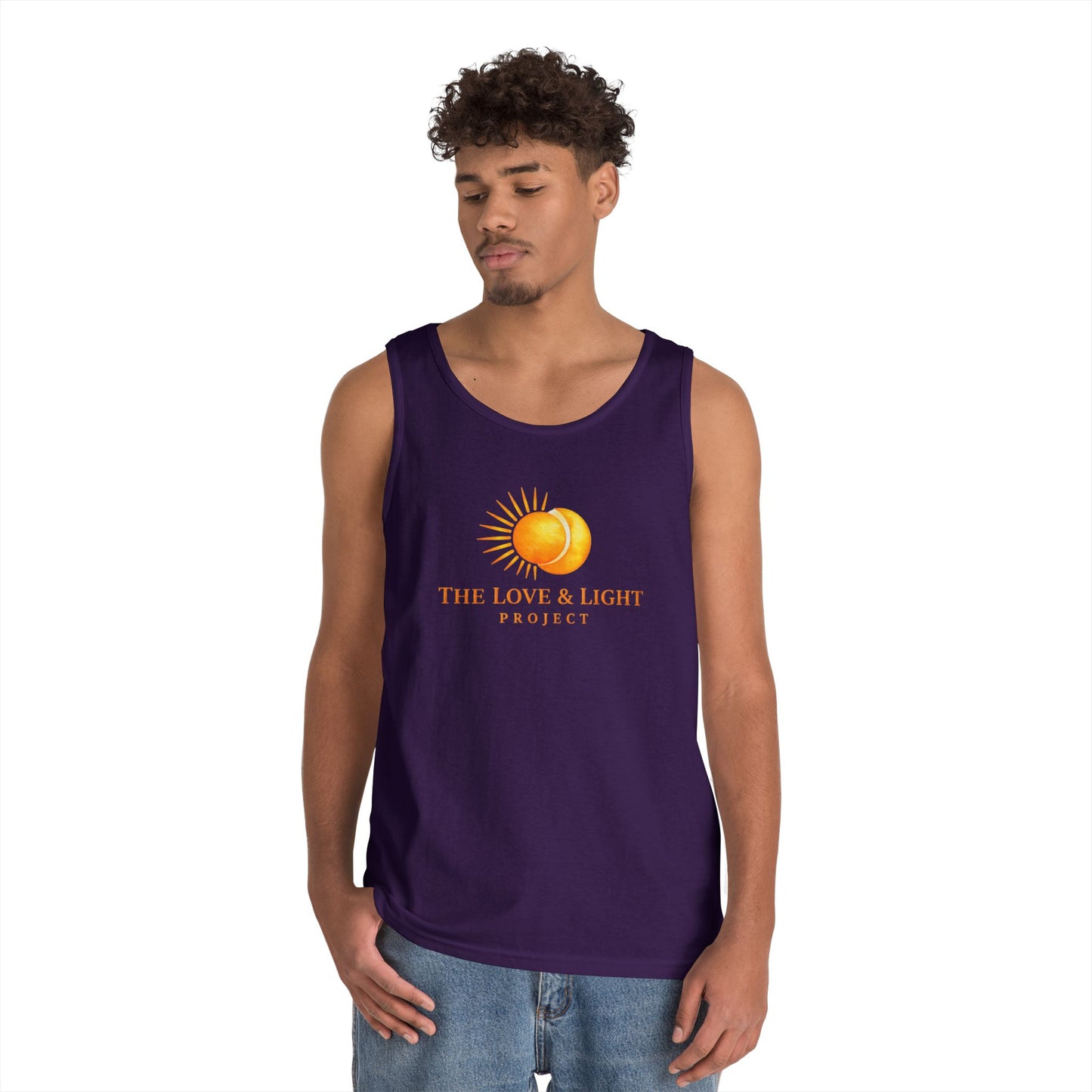 Love & Light Project Tank Top — Sunburst Logo Cotton Tank