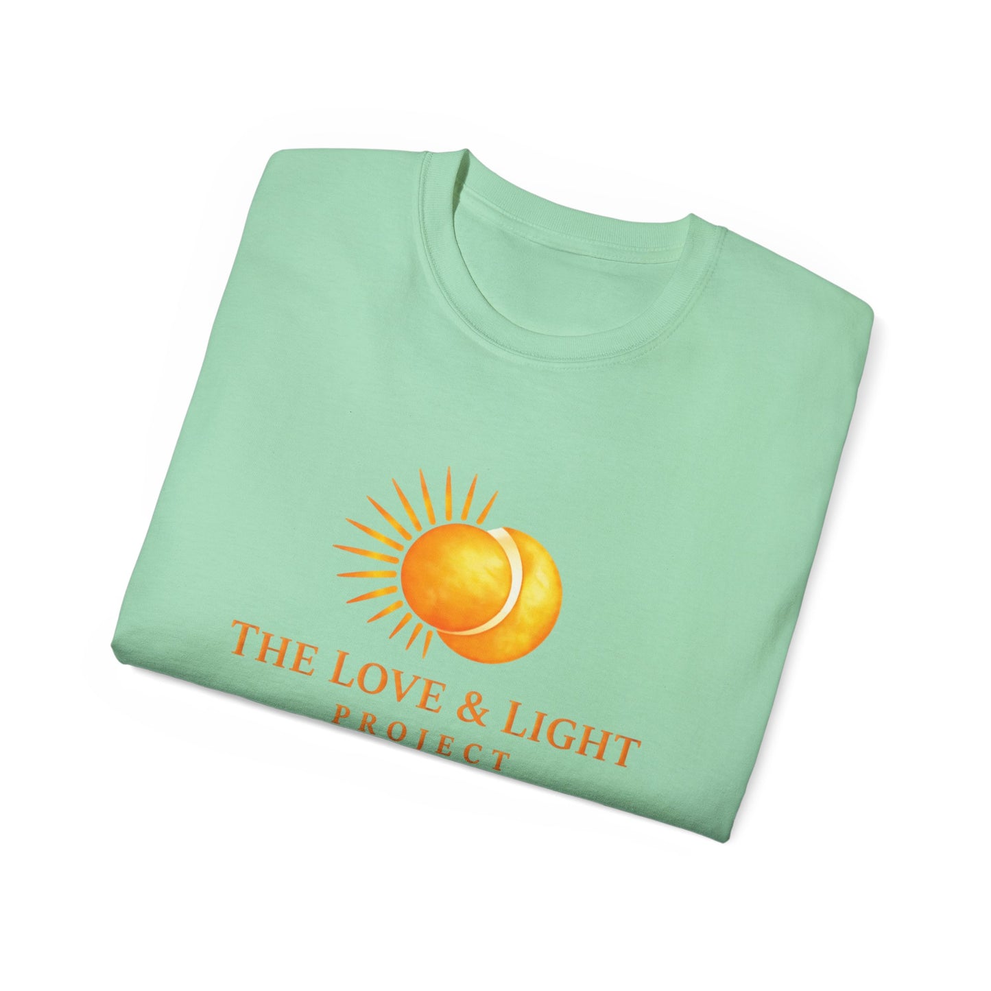 Love & Light Project T-Shirt — Sun Graphic Spiritual Tee