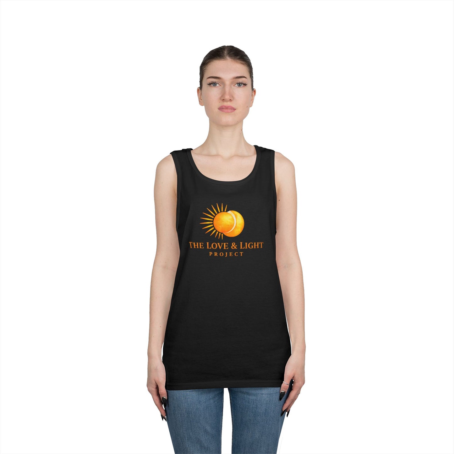 Love & Light Project Tank Top — Sunburst Logo Cotton Tank