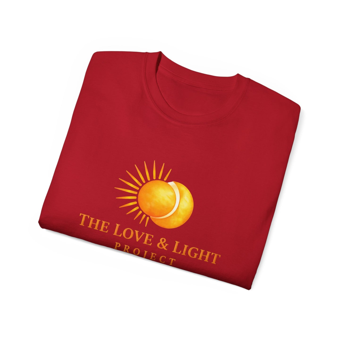 Love & Light Project T-Shirt — Sun Graphic Spiritual Tee