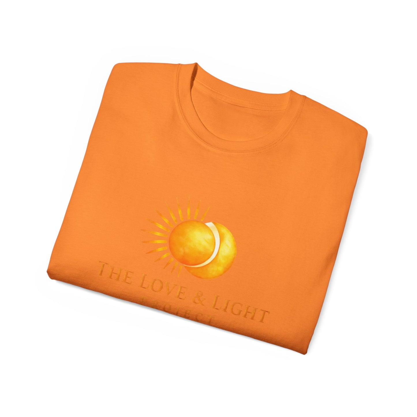 Love & Light Project T-Shirt — Sun Graphic Spiritual Tee