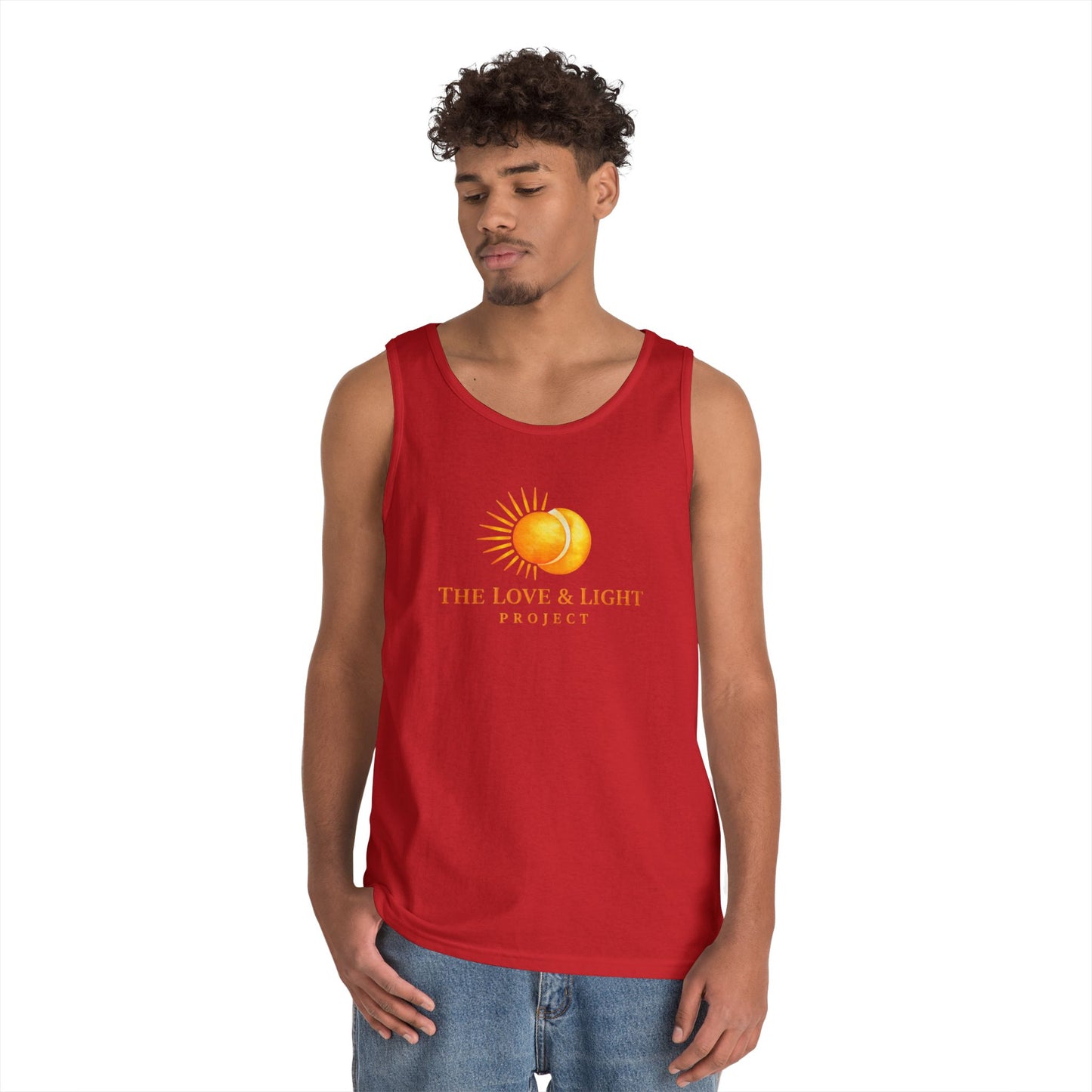 Love & Light Project Tank Top — Sunburst Logo Cotton Tank