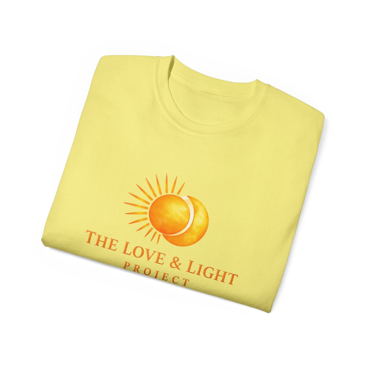 Love & Light Project T-Shirt — Sun Graphic Spiritual Tee