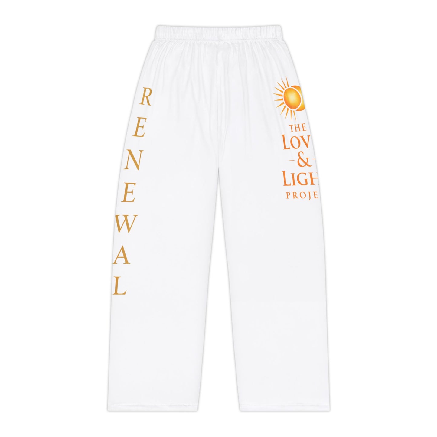 Renewal Pajama Pants — "The Love & Light Project" Printed Lounge Sleepwear