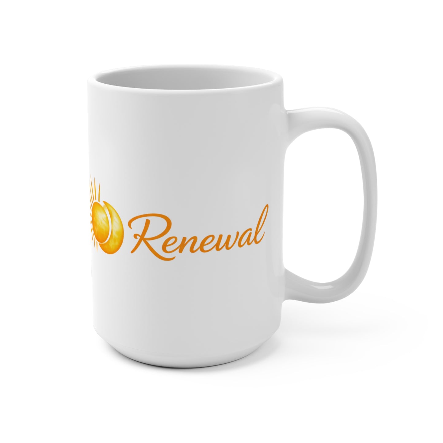 Renewal Sun Mug — 15oz Inspirational Coffee Cup